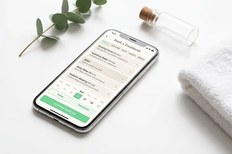 Features for Beauty Treatments Booking