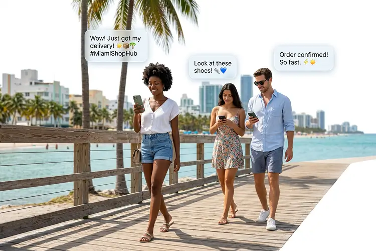 Broadcast messaging for customers