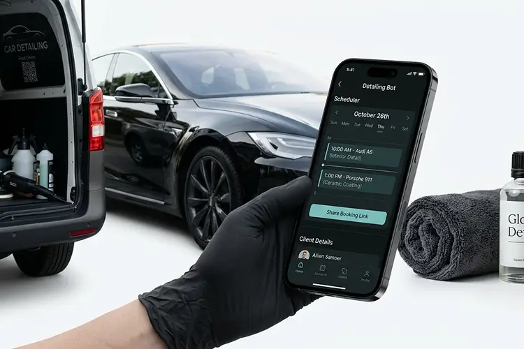 How Mobile Car Detailing Booking System works