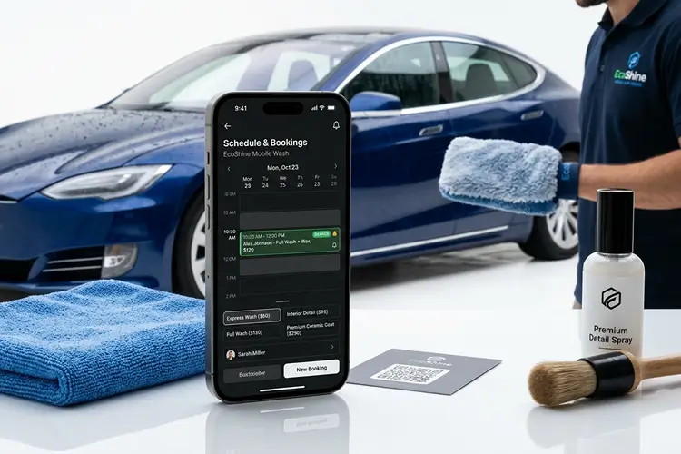 How Car Wash Booking System works