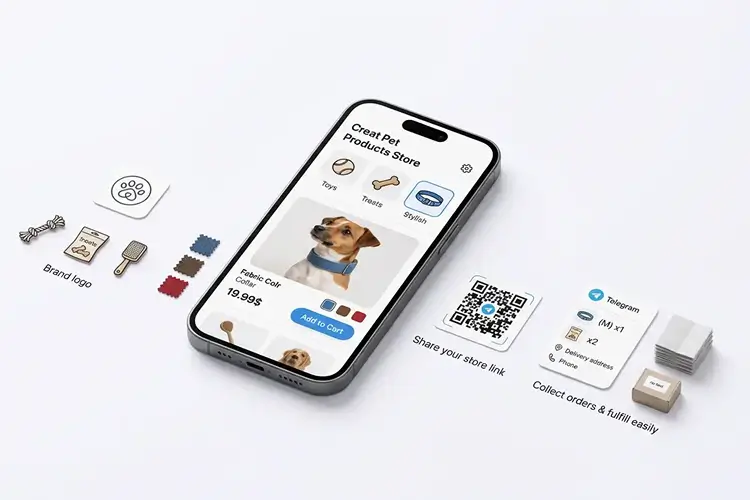 How pet products store works