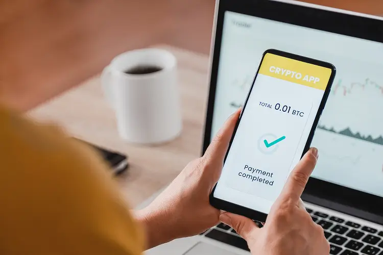 Crypto checkout experience