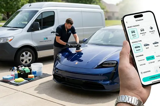 Mobile Car Detailing Booking System