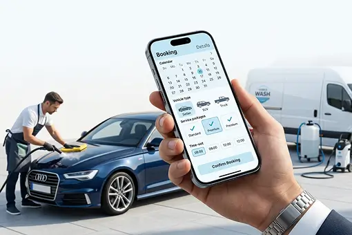 Mobile Car Wash Booking System