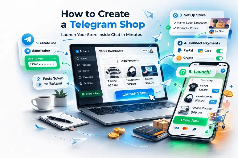 How to create a Telegram shop