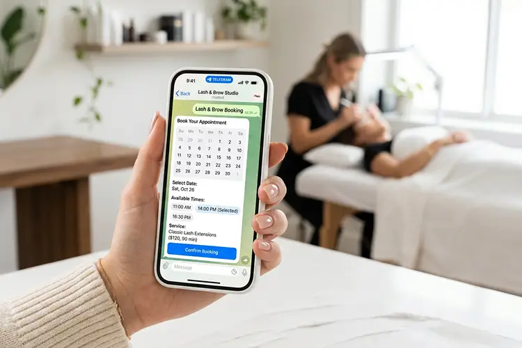 How Lash & Brow Booking Works