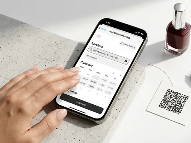 How Nail Studio Booking System works