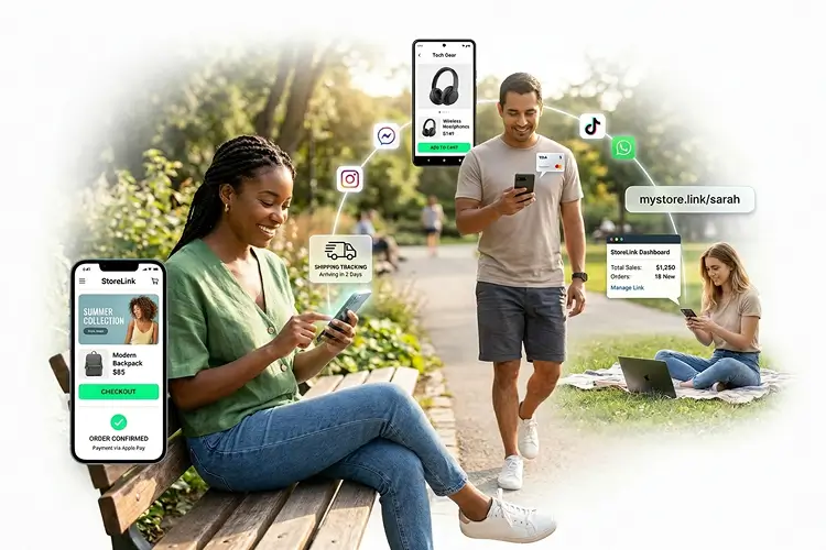 Online store builder inside Telegram